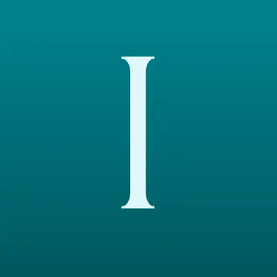ИнтЭлСервис, компания по продаже и заправке картриджей, лого-визитка